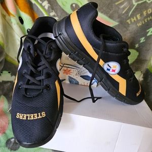 Pittsburgh Steelers Mens Low Top Sneakers Size 10